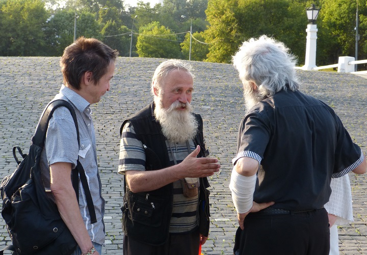 19 ������� 2017. ������� �� �������� �����
August 19, 2017. The meeting on the Gorbaty bridge