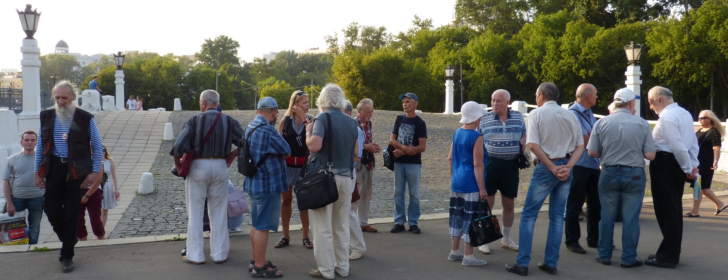 19 ������� 2017. ������� �� �������� �����
August 19, 2017. The meeting on the Gorbaty bridge