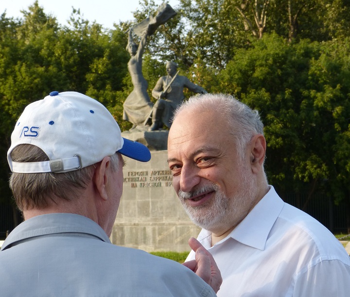 19 ������� 2017. ������� �� �������� �����
August 19, 2017. The meeting on the Gorbaty bridge