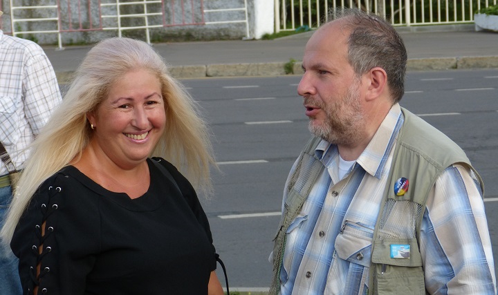 19 ������� 2017. ������� �� �������� �����
August 19, 2017. The meeting on the Gorbaty bridge