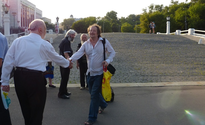 19 ������� 2017. ������� �� �������� �����
August 19, 2017. The meeting on the Gorbaty bridge