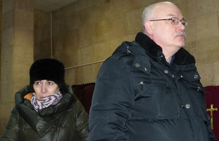 9 ������� 2018. �������� ����������� ��������
February 9, 2018. The funeral of Constantine Sinitsin