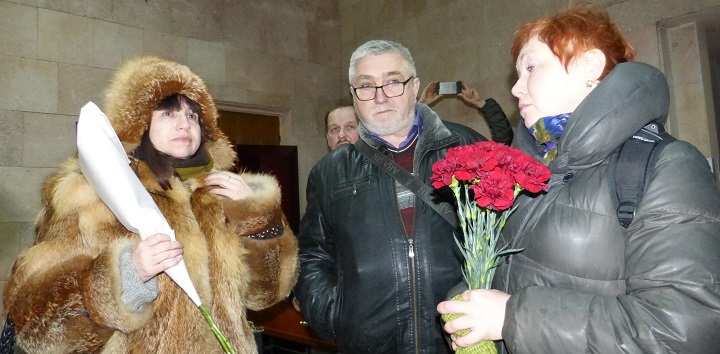 9 ������� 2018. �������� ����������� ��������
February 9, 2018. The funeral of Constantine Sinitsin
