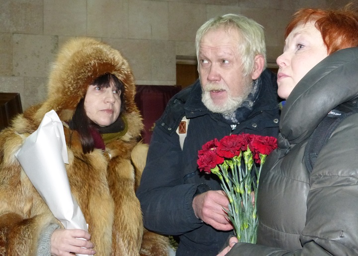 9 ������� 2018. �������� ����������� ��������
February 9, 2018. The funeral of Constantine Sinitsin