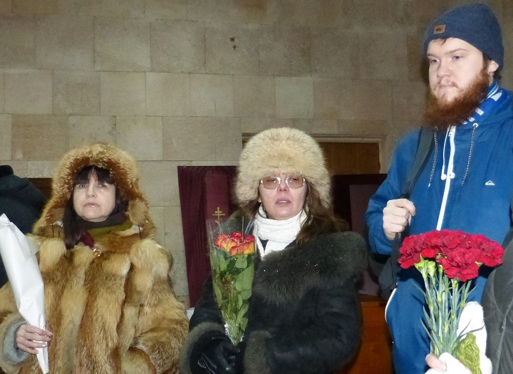 9 ������� 2018. �������� ����������� ��������
February 9, 2018. The funeral of Constantine Sinitsin