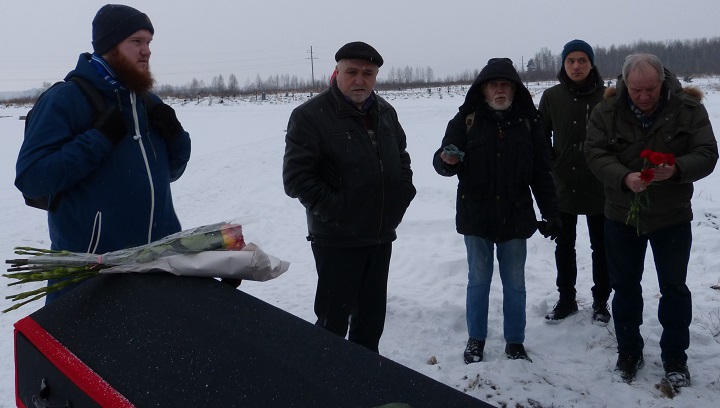 9 ������� 2018. �������� ����������� ��������
February 9, 2018. The funeral of Constantine Sinitsin