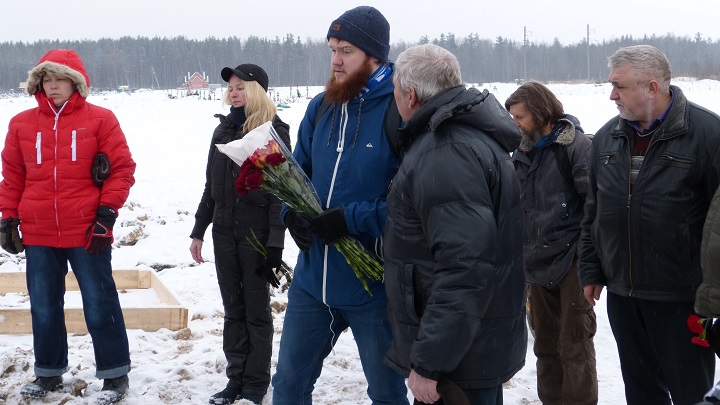 9 ������� 2018. �������� ����������� ��������
February 9, 2018. The funeral of Constantine Sinitsin