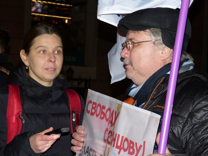 12 ������� 2018. ������ ������ ����� ��������
October 12, 2018. The pickets in memory of Igor Andreyev