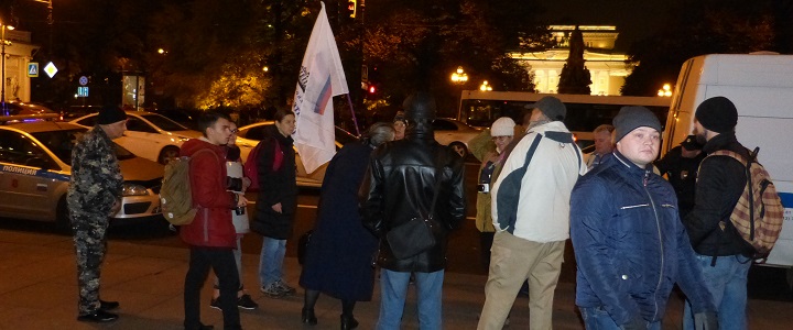 12 ������� 2018. ������ ������ ����� ��������
October 12, 2018. The pickets in memory of Igor Andreyev
