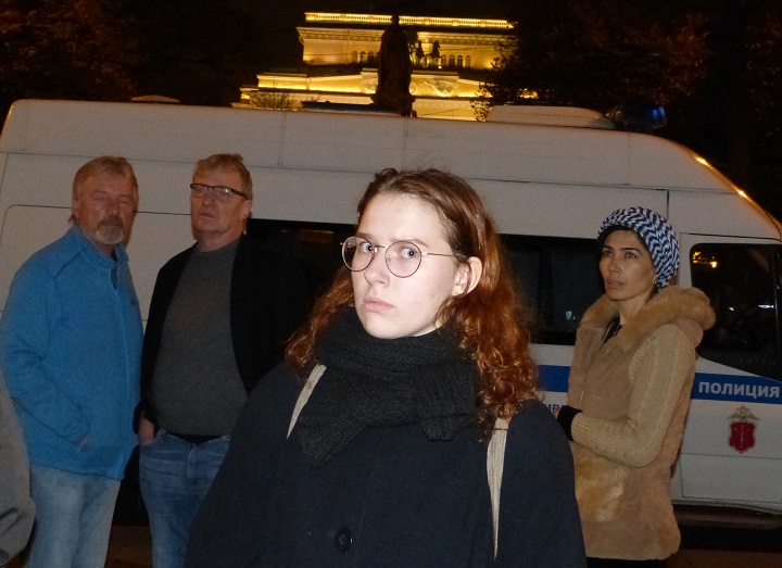 12 ������� 2018. ������ ������ ����� ��������
October 12, 2018. The pickets in memory of Igor Andreyev