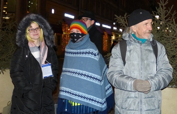 15 ������� 2018. ������������� � ��������� ����� �������
December 15, 2018. The vigil in support of Oleg Sentsov