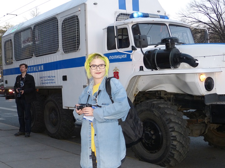 24 ������ 2019. ������ � ��������� ���������
April 24, 2019. The pickets in support of Ingushetia