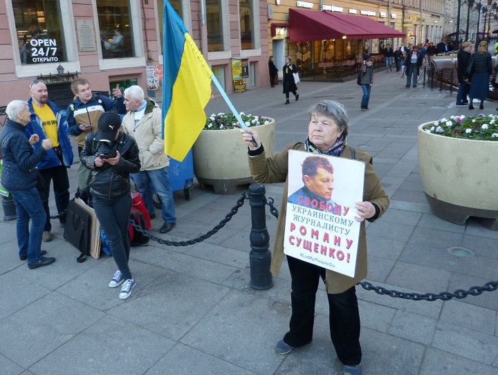 15 ��� 2019. ������ �� ������������ ���������� ������� ������
May 15, 2019. The pickets for release of Ukrainian prisoners of the Kremlin