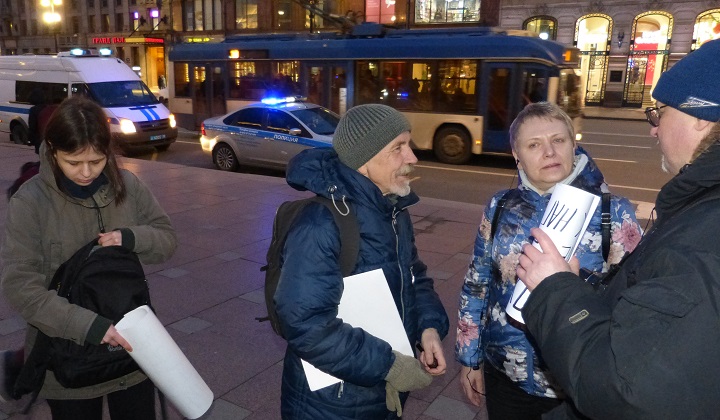 13 ����� 2020. ������ ������������
March 13, 2020. The pickets of solidarity