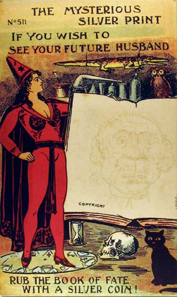 ��������. ������������ ���������� ���������
Postal card. The mysterious silver print