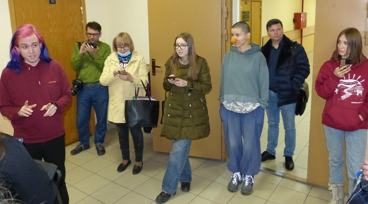 22 ����� 2023. ��� ��� ����������� ����������
March 22, 2023. The trial of Alexandra Skochilenko