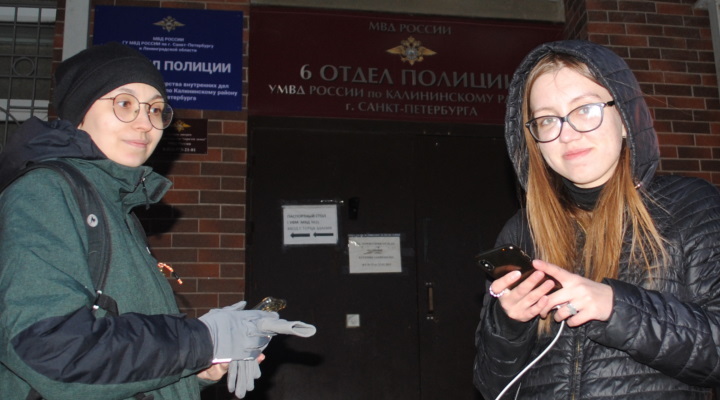 5 ��� 2023. ����� � ��������� ����� ���������
May 5, 2023. The picket in support of Olga Smirnova