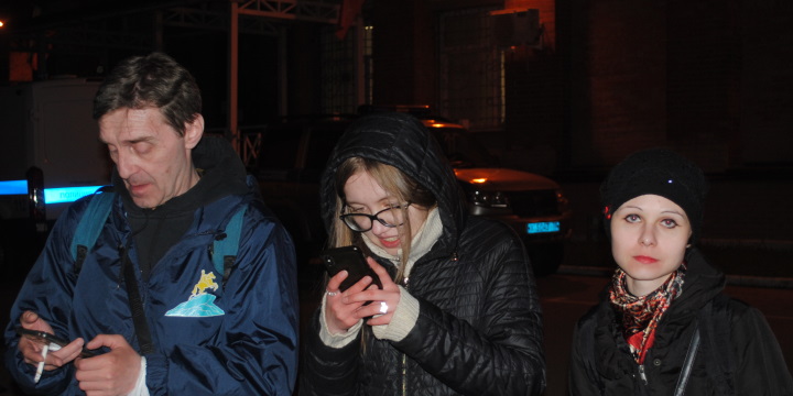 5 ��� 2023. ����� � ��������� ����� ���������
May 5, 2023. The picket in support of Olga Smirnova