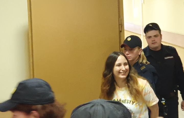 13 ���� 2023. ��� ��� ����������� ����������
June 13, 2023. The trial of Alexandra Skochilenko