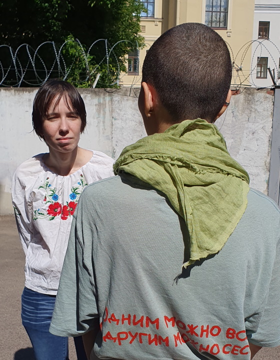 13 ���� 2023. ��� ��� ����������� ����������
June 13, 2023. The trial of Alexandra Skochilenko