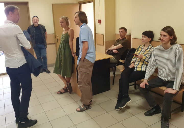 22 ���� 2023. ��� ��� ����������� ����������
June 22, 2023. The trial of Alexandra Skochilenko