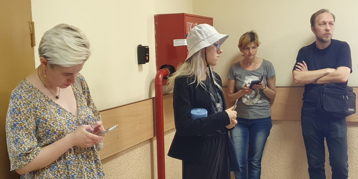 22 ���� 2023. ��� ��� ����������� ����������
June 22, 2023. The trial of Alexandra Skochilenko
