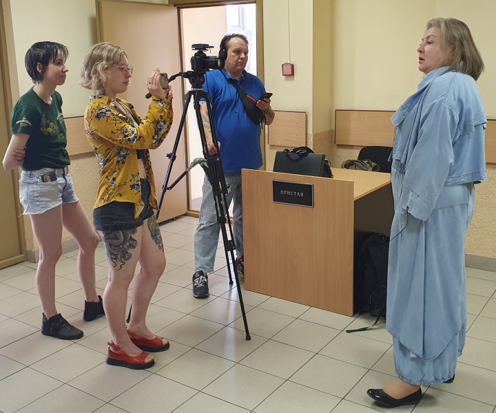 22 ���� 2023. ��� ��� ����������� ����������
June 22, 2023. The trial of Alexandra Skochilenko