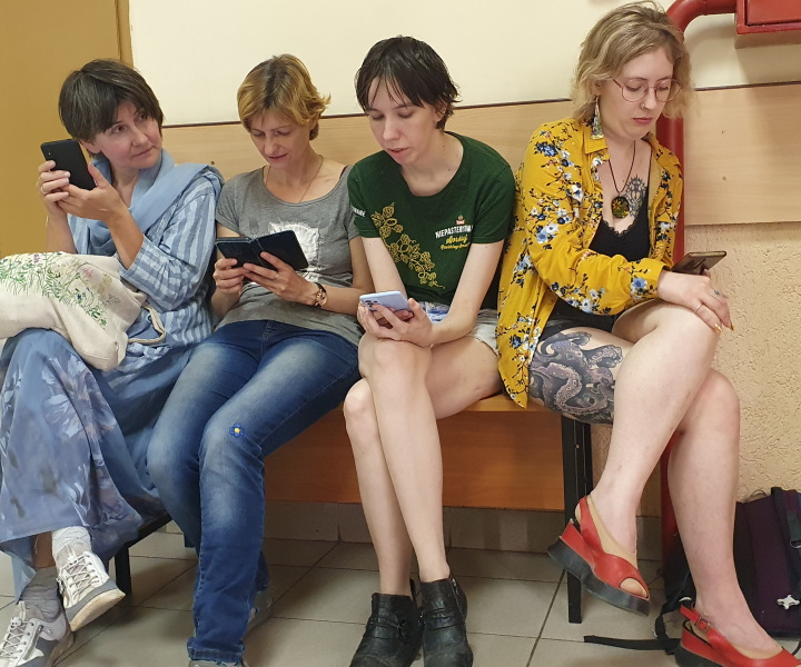 22 ���� 2023. ��� ��� ����������� ����������
June 22, 2023. The trial of Alexandra Skochilenko