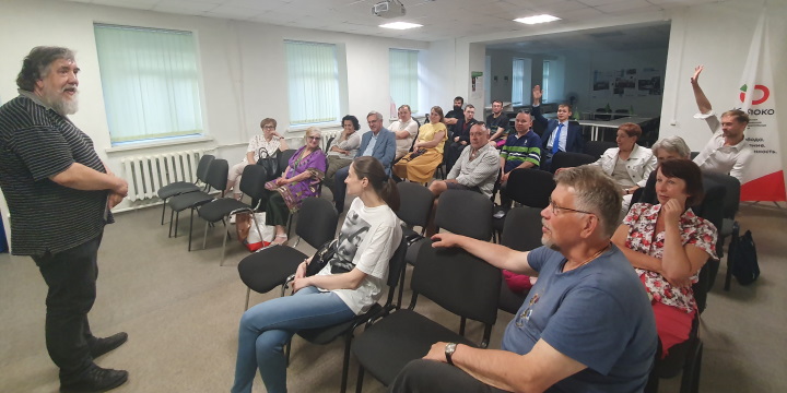 29 ���� 2023. �������� � �������� ������
June 29, 2023. Exhibition and demonstration of film