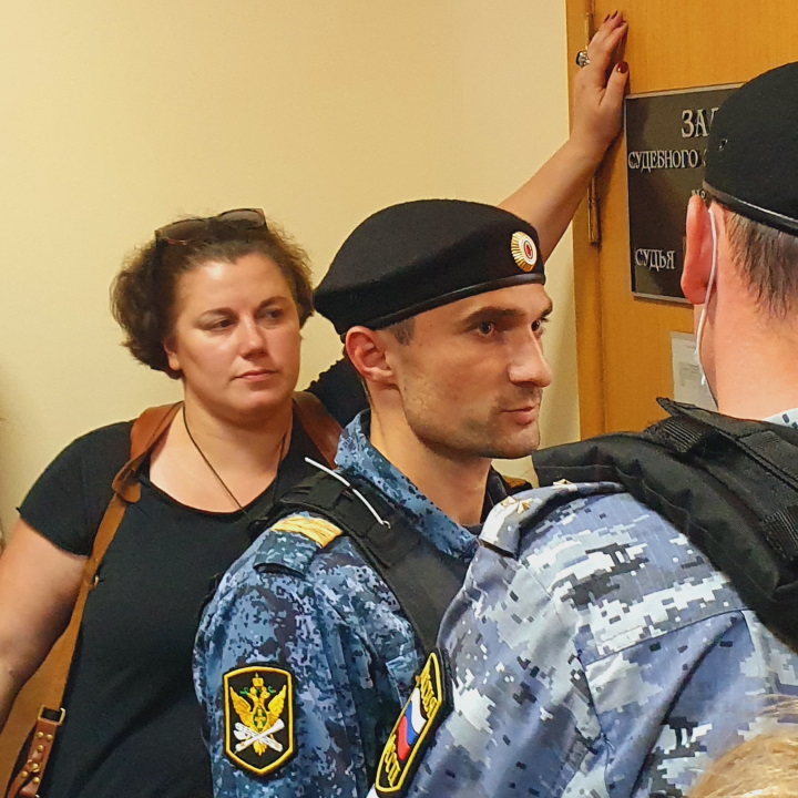 6 ���� 2023. ��� ��� ����������� ����������
July 6, 2023. The trial of Alexandra Skochilenko