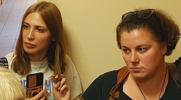 6 ���� 2023. ��� ��� ����������� ����������
July 6, 2023. The trial of Alexandra Skochilenko