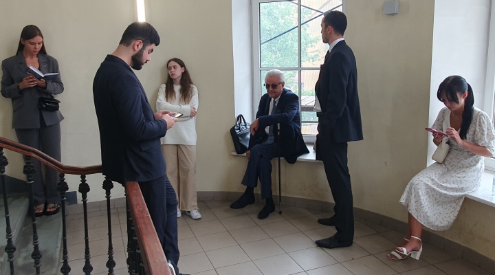 18 ���� 2023. ��� ��� ����������� ����������
July 18, 2023. The trial of Alexandra Skochilenko