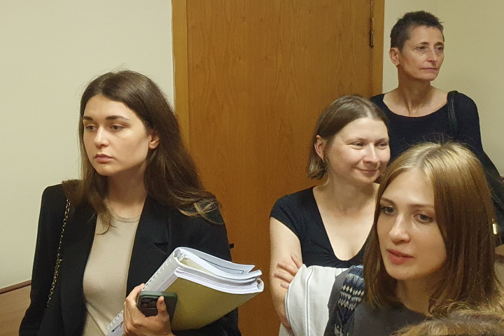18 ���� 2023. ��� ��� ����������� ����������
July 18, 2023. The trial of Alexandra Skochilenko