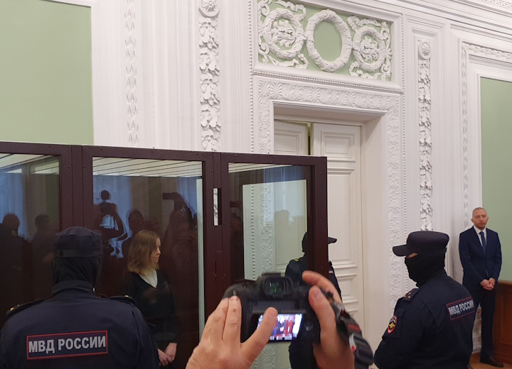 15 ������ 2023. ��� ��� ������ ��������
November 15, 2023. The trial of Darya Trepova