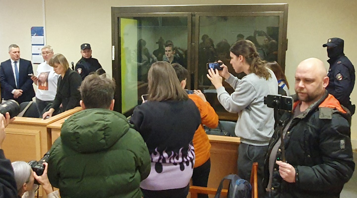 22 ������ 2023. ��� ��� ������ ������������
November 22, 2023. The trial of Yegor Balazeykin