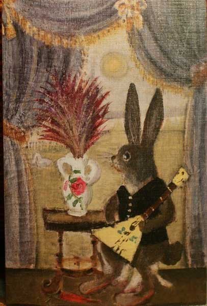 �.�.��������. ����� � ���������
Hare at the photographer by Yury A. Vasnetsov