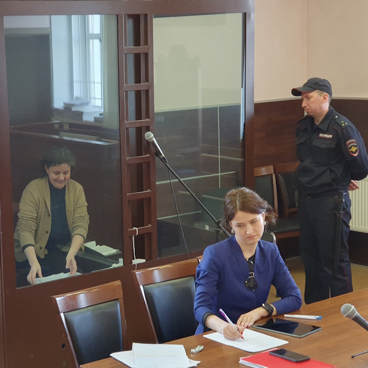 14 ������ 2025. ��� ��� ����� �������������
April 14, 2025. The trial of Anna Alexandrova