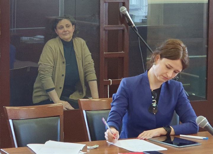 14 ������ 2025. ��� ��� ����� �������������
April 14, 2025. The trial of Anna Alexandrova