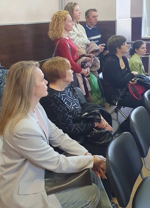 14 ������ 2025. ��� ��� ����� �������������
April 14, 2025. The trial of Anna Alexandrova