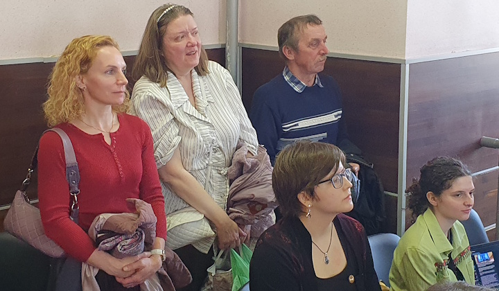 14 ������ 2025. ��� ��� ����� �������������
April 14, 2025. The trial of Anna Alexandrova