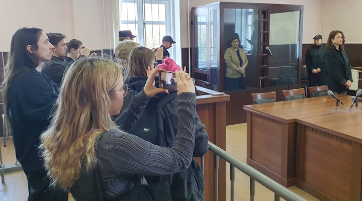 15 ������ 2025. ��� ��� ����� �������������
April 15, 2025. The trial of Anna Alexandrova