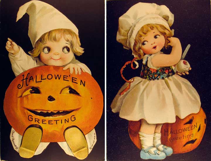 �. ���������
Hallowe'en Greeting by Ellen Clapsaddle