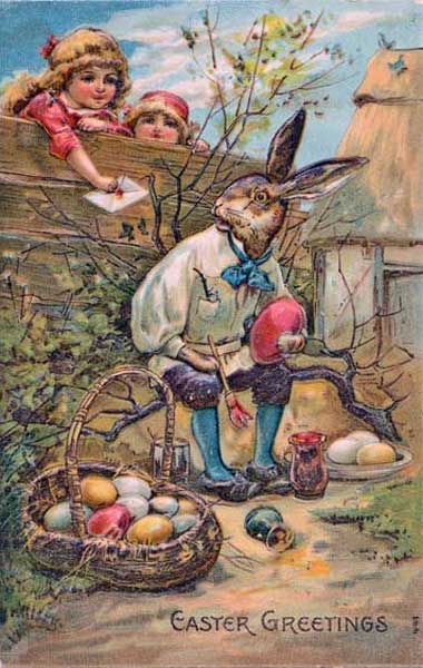 ��������. ���������� ������������
Postal card. Easter Greetings