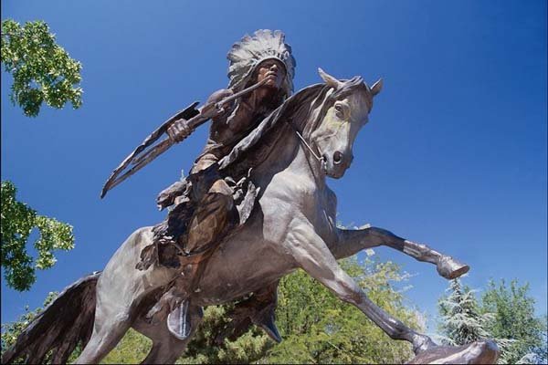 ������ �������� ��������
Horse monument �Red Indian�