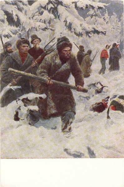 �.�.�����. ���������
Partizans by Valentin A. Serov