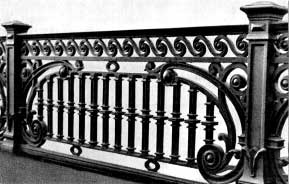 �������� ��������� ������. �
Postal card �The pig-iron gates. �