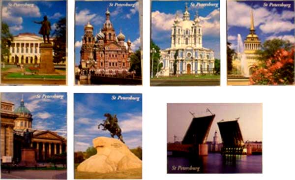 ����� �������� ������-���������
Set of postal cards �St.-Petersburg�