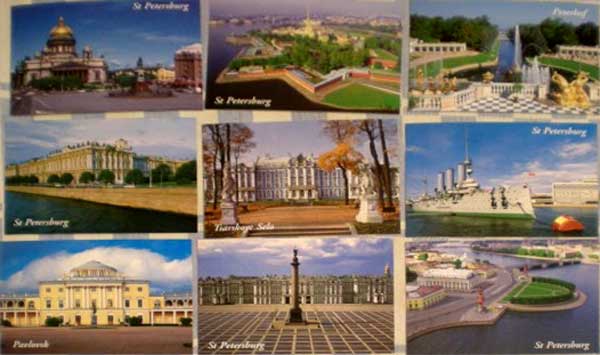 ����� �������� ������-���������
Set of postal cards �St.-Petersburg�