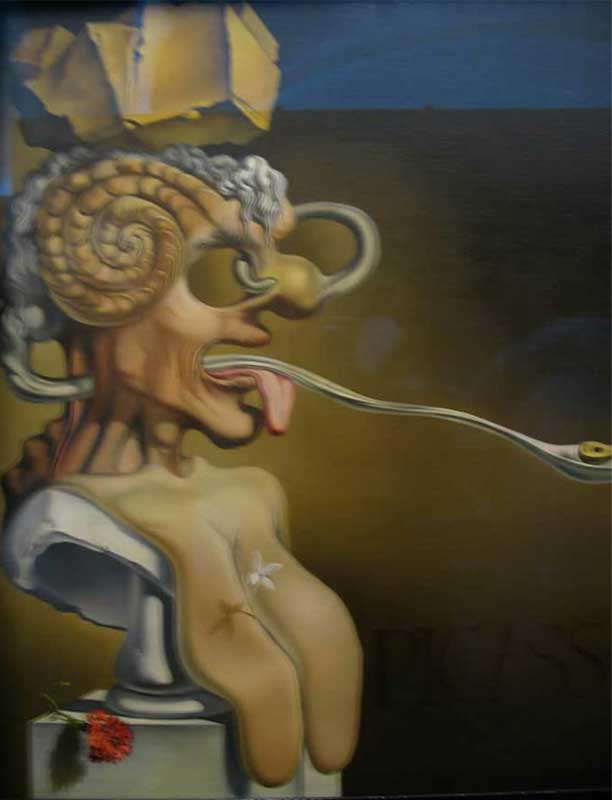 �. ����. ������� ����� �������
Portrait of Pablo Picasso by Salvador Dali