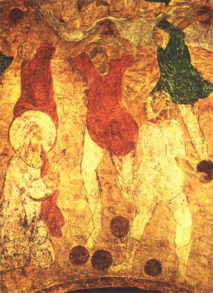 ������ � ������ ������������ �� �����
fresco in church of Resurrection on the Debre